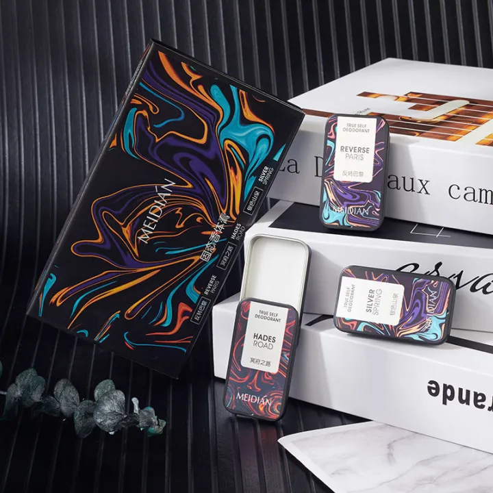 Tiktok Same Style Men's Solid Balm LongLasting Light Perfume Reverse