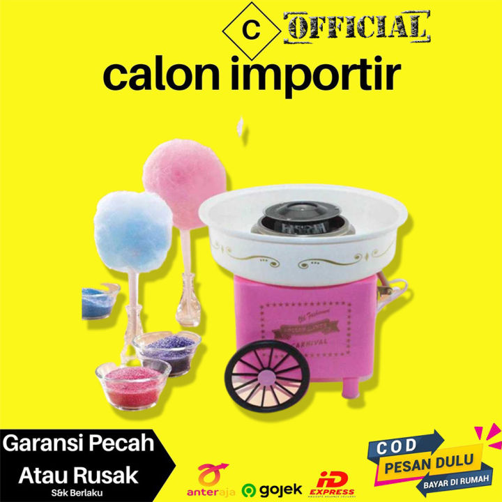 Mesin Pembuat Gula Gula Gulali Permen Kapas Cotton Candy Arumanis Harumanis Alat Gula Gula Kapas 1416