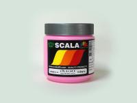 สีสกรีนเสื้อ สีสกรีนผ้า สีลอย Scala สีชมพู 0.5 ก.ก.