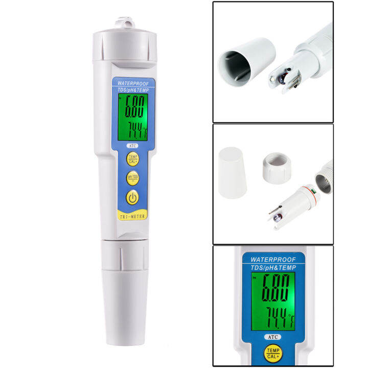 Mini Professional 3 in 1 Water Quality Tester Multiparameter Water