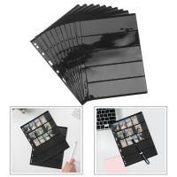 【hot】 10 Pcs Loose-leafs Cards Collectors Folder Binder Currency Storage Holder Binders Collection