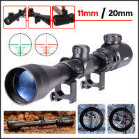 【การจัดส่งในประเทศไทย】 Fasto ต้นฉบับ 3-9x40EGขอบเขตออปติก 3-9x40 มม. 3 / 9x40Cross Scope เรนจ์ไฟเขียวสีแดงราง 11 / 20 mmแบตเตอรี่ในตัวขอบเขตแสงส่องสว่าง