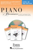 หนังสือเปียโน Basic Piano Adventures Level 2B Lesson CD
