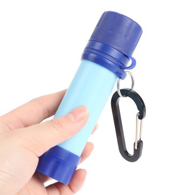 1 Pc Portable Survival Water Filter Straw Purifier Bottle Camping Emergency Outdoor