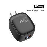 Usb Pd20w Fast ชาร์จสำหรับโทรศัพท์ Dual-Port โทรศัพท์มือถือชาร์จ