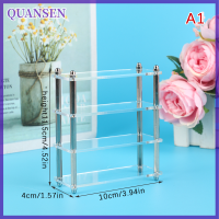 QUANSEN Dollhouse Storage Rack dollhouse ชั้นวางหนังสือแสดงตู้มินิเฟอร์นิเจอร์ตกแต่ง