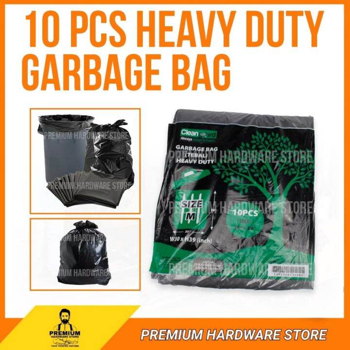 【heavy Duty】cleanguard Garbage Bag M Size 30 X 39 Inch Plastic Dustbin Trash Rubbish Bag 3466