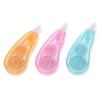 【CW】 1 pcs Roller Correction Tape Premium White Correction TapesTear Resistant Clear Easy Office Supply Stationery