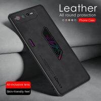 เคสสำหรับอัสซุสหนังแกะสำหรับโทรศัพท์6 Phone6 Rogphone6 5G 2022 AI2201-1A030EU 6.78 "กรอบนิ่ม TPU กล้องกันกระแทก