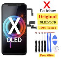 Wholesale Cell Phone Parts OLED LCD For iPhone X Original LCD Display 3D Touch Screen Digitizer Assembly For iphone 10 айфон 10 Projector Screens