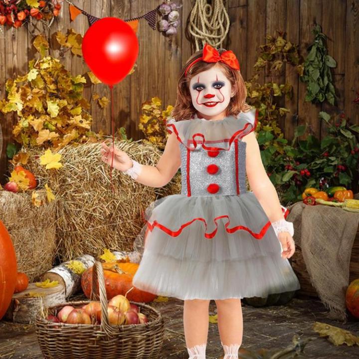 clown-costume-for-girls-clown-costume-for-girls-clown-outfit-with-hairband-bracelets-collars-for-2-10-years-old-toddler-kid-halloween-carnival-fancy-party-steady