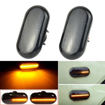 ✟♗▼ 2Pcs Car Scroll Side Marker Light For Nissan INTERSTAR PRIMASTAR Dynamic LED Turn Signal Blinker Lamp For Opel MOVANO VIVARO