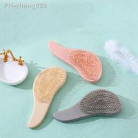 Magic Anti-static Hair Brush Handle Tangle Detangling Women Comb Shower Electroplate Massage Salon Styling Tool Dropshipping