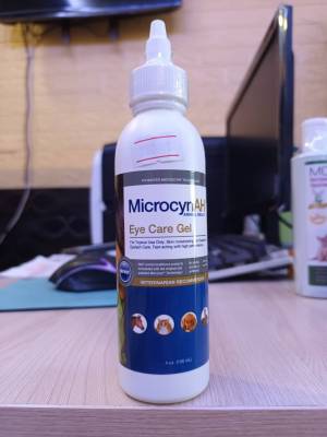 Microcyn AH Eye Wash 120ml.ช่วยบำรุงและทำความสะอาดผิวรอบดวงตาสำหรับสัตว์เลี้ยง