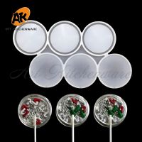 Thickened Round Shake Lollipop Silicone Mold Chocolate Cheese Moulds DIY Candy Fondant Gadgets Cake Decorating Accessories Tools