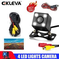 EKLEVA กล้อง Kamera Spion ติดรถยนต์,อเนกประสงค์12/8/4 LED / AHD มองหลังจอดรถกล้องท้ายรถการมองเห็นได้ในเวลากลางคืนกันน้ำ170มุมกว้างภาพสี HD