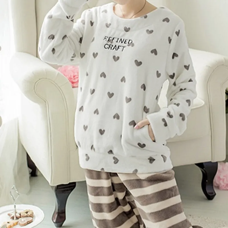HOT PILLXIOWGEWRH 601] Sweet Pajamas Women 39;S Winter Coral