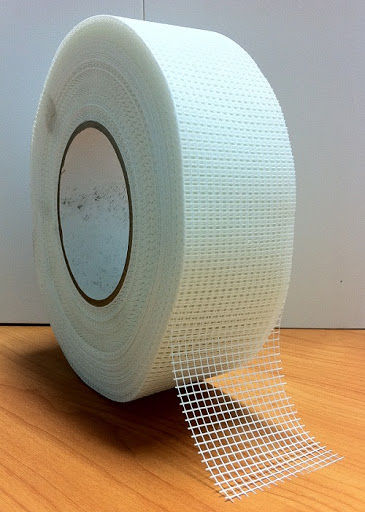 fiberglass-mesh-tape-50mmx45mm-เทปกาวใยแก้ว-เทปกาว-เทปกาวไฟเบอร์กลาส-ผ้าเทปใยแก้ว-เทปผ้าฉาบไฟเบอร์หรือเทปตาข่ายใยแก้ว-เทปตาข่ายใยแก้ว