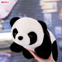 ชุดสะสมน่ารักสร้างสรรค์ของเล่นตุ๊กตายัดไส้แพนด้าจำลอง MSCOCO Boneka Mainan ตกแต่งของขวัญสำหรับเด็กผู้หญิง