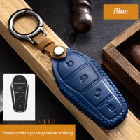 【LZ】∋  Capa de couro genuíno Car Key Case Fob Shell BYD Qin Plusdmi Atto 3 Han EV Dolphin acessórios do carro