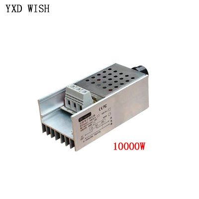 □▪☢ 10000W Led Dimmer Speed Controller 25A High Power SCR Voltage Regulator Switch Speed Temperature Control AC 220V Llight Dimmers