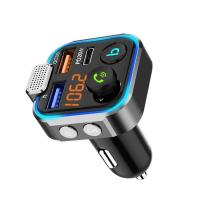 Universal Fm Transmitter แฮนด์ฟรีเครื่องเล่น MP3 ที่ทนทานรองรับ U Disk Pd 20w Car Adapter Car Accessories