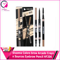 Sivanna Colors brow Arcade Crayon Sources Eyebrow Pencil 0.1g HF206