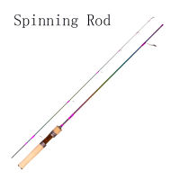 Volin NEW Spinning UL Trout Fishing Rod 1.53m 1.68m Baitcasting Rod Solid Top Tip Carbon Rockfishing Rod Travel Fishing Pole