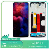 หน้าจอ LCD สำหรับ OPPO A9 2020 CPH1937,จอประกอบดิจิไทเซอร์ระบบสัมผัสสำหรับ6.5นิ้ว OPPO A11X พร้อมอะไหล่กรอบ