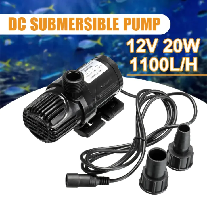 12V DC Flow Submersible Pump Upgraded 