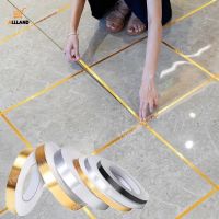 50m/Roll Brushed Waterproof Wall Gap Sealing Tape Stickers/ Mildewproof Self-adhesive Diagonal Decal/ Floor Line Tile Tape Decoration