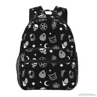 ☑  Witch Divination Backpacks School Book Student Laptop Daypacks