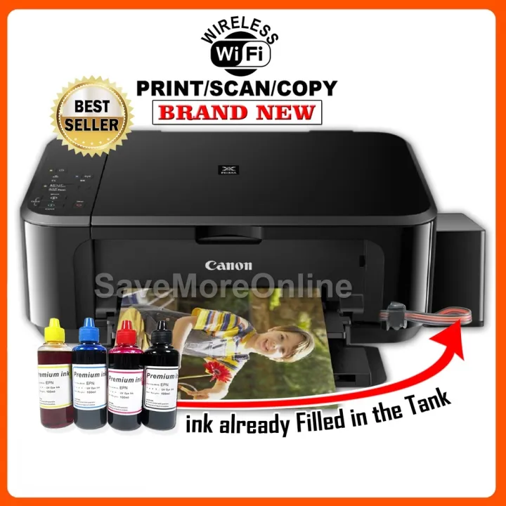 Canon Pixma Mg3660 6 In 1 Wireless Printer With Ciss Converted Ready To Ship Lazada Ph 7478