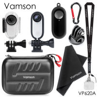 Vamson for Insta 360 Go 2 Accessories Waterproof Case Diving Protective Cover Housing Storage Bag for Insta360 Cameras VP620A