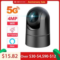 IP Camera 5G WiFi Baby Monitor 1080P Security Camera AI Tracking Video Surveillance Camera CCTV Mini Alexa Camera Indoor Home