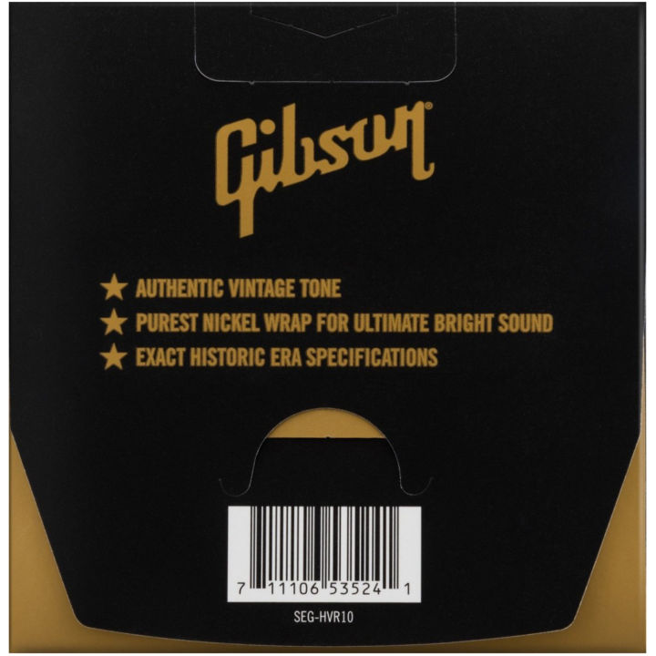 gibson-seg-hvr10-สายกีตาร์ไฟฟ้า-เบอร์-10-แบบ-pure-nickel-ซีรี่ย์-vintage-reissue-ของแท้-100-light-0-010-0-046-made-in-usa