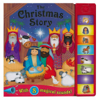 The Christmas Story Collection childrens phonation story cardboard book English story picture book click Book English original imported childrens books