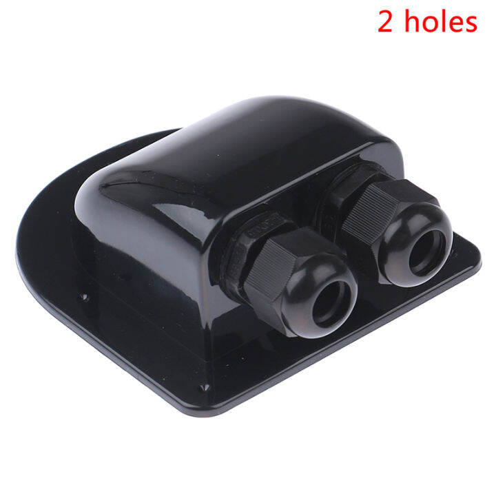 Good Quality Risin Rv Solar Roof Gland Box Ip68 Waterproof Abs Junction Box Double Cable Entry