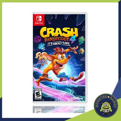 Crash Bandicoot 4 Its About Time Nintendo Switch Game แผ่นแท้มือ1!!!!! (Crash 4 Switch)(Crash Bandicoot 4 It About Time Switch)