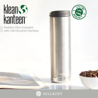 HILLKOFF : ขวดน้ำเก็บอุณหภูมิ Klean Kanteen 20oz.Insulated with Cafe Brushed Stainless