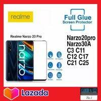 ฟิล์มกระจก ฟิมเต็มจอ กันรอย กันแตก Realme เรียวมี่ รุ่น C3 C11 C12 C17 C21 C21Y C25 C25S C35 C30S Narzo20Pro Narzo30A Narzo50i