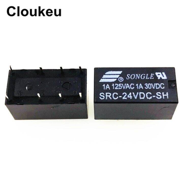 รีเลย์-dip8-src-05vdc-12vdc-24vdc-sh-5v-12v-24v-1a-2ชิ้น