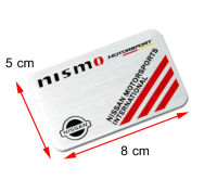 เพจโลโก้อลูมิเนียม นิสสัน นิสโม่ Nismo Nissan badge logo for juke gtr tiida note teana x-trail silvia