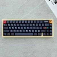 Gmk พวงกุญแจไฟสีดำ129แป้น,พวงกุญแจเชอร์รี่ PBT ห้าด้านการระเหิดพร้อม2U เปลี่ยน1.75U สำหรับสวิตช์ MX เชอร์รี่คีย์บอร์ดแบบกลไก Keychron/RK61/GK61/Anne Pro 2