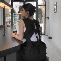 【CW】✆❍✾  Backless for Sleeveless O-neck Design Minimalist Fashion Платье Женское