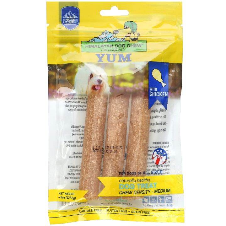[PREORDER] HIMALAYAN PET SUPPLY HIMALAYAN DOG CHEW YUM MEDIUM CHICKEN