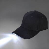 หมวกปีนเขาหมวกเบสบอล LED Topi Memancing,หมวกการล่าบนภูเขากลางแจ้งลายพรางหมวกไฟฉายเรืองแสง