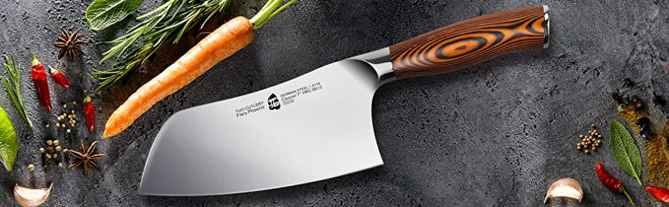 Tuo Cutlery Vegetable Meat Cleaver Knife - Chinese Chef' Knife