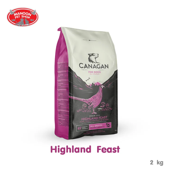 [MANOON] CANAGAN Dog Food Highland Feast 2kg Lazada.co.th