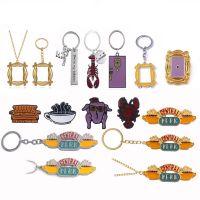 Amerian TV Show Friends Key Holder Monicas Door Keychains For Women Men Car Keychains Friends TV Series Fans KeyChains Jewelry Key Chains